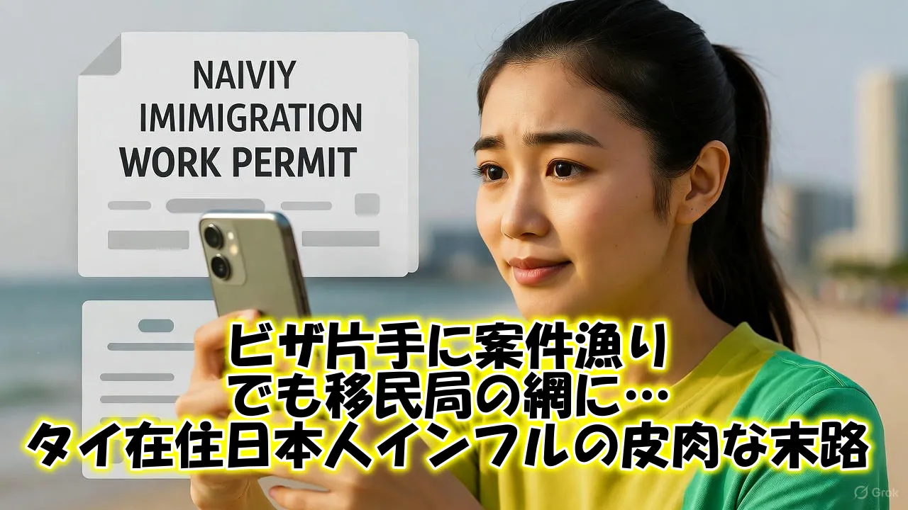 ビザ片手に案件漁り、でも移民局の網に… タイ在住日本人インフルの皮肉な末路
