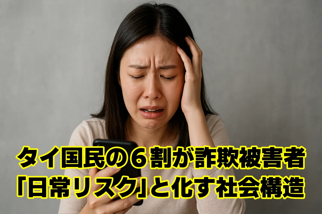 タイ国民の６割が詐欺被害者――「日常リスク」と化す社会構造