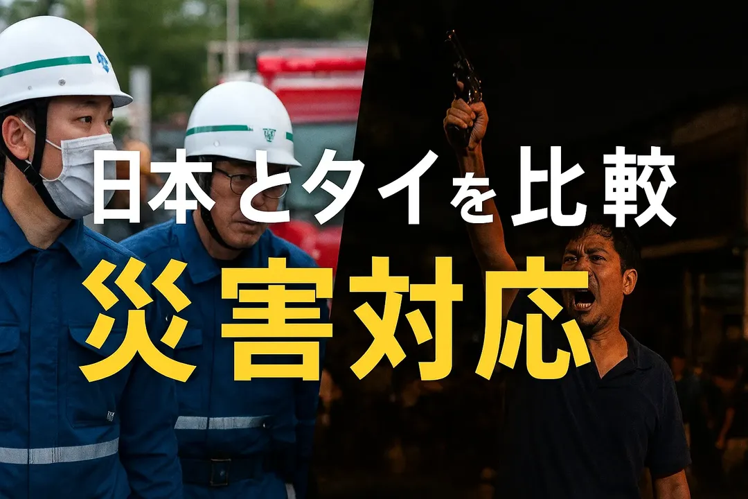 災害時の拒絶と不信から見える、タイ社会と日本の“常識”の違い